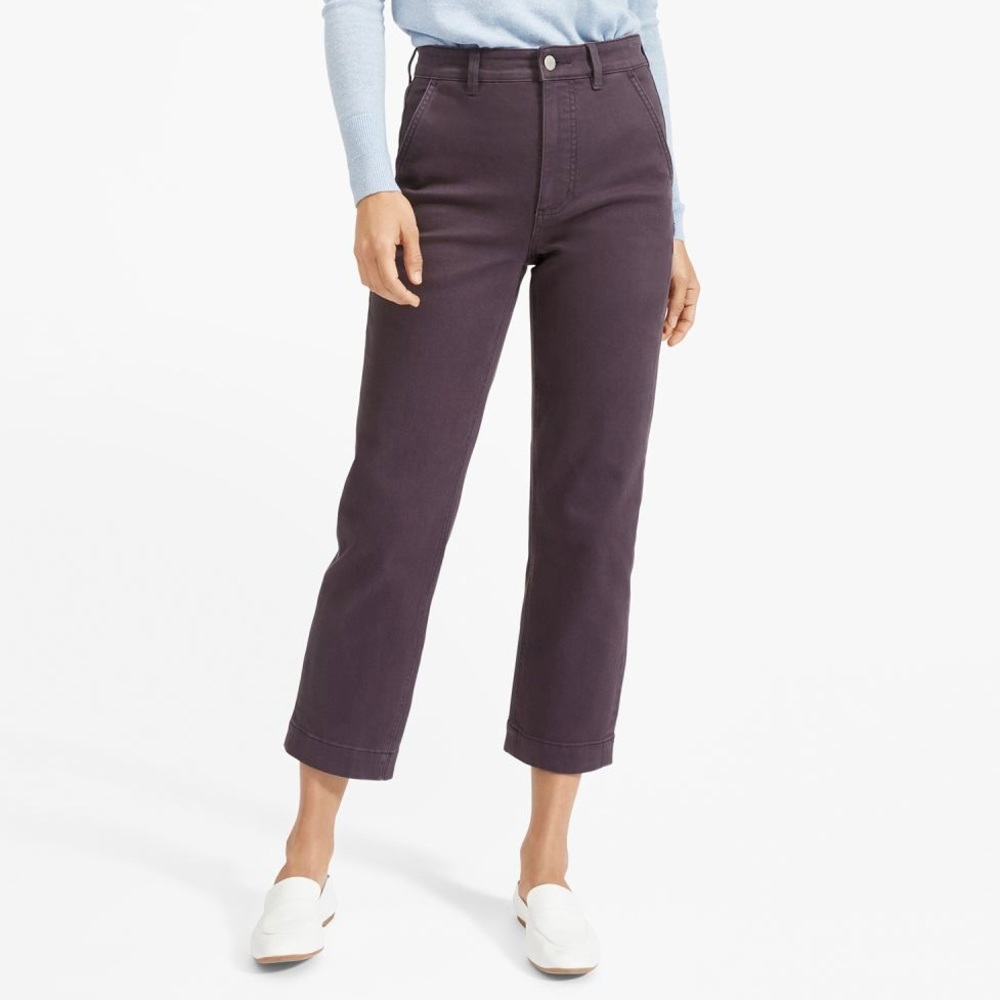Everlane sz 12 Straight Leg Crop Pants / Jeans